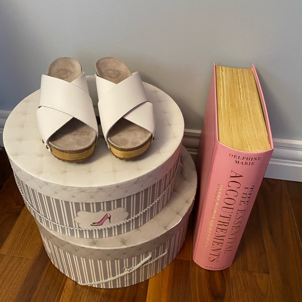 NWT 🏷️ Ecoté heeled clog sandals